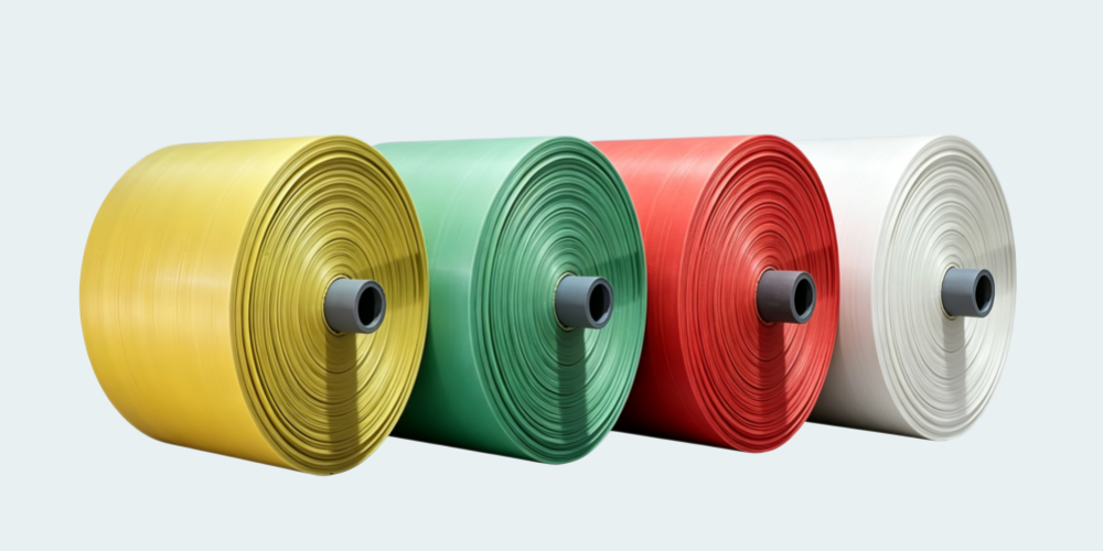 PP woven fabric roll for industrial packaging and custom lamination