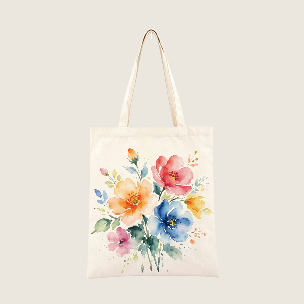custom packaging bags - canvas shopping bag with logo