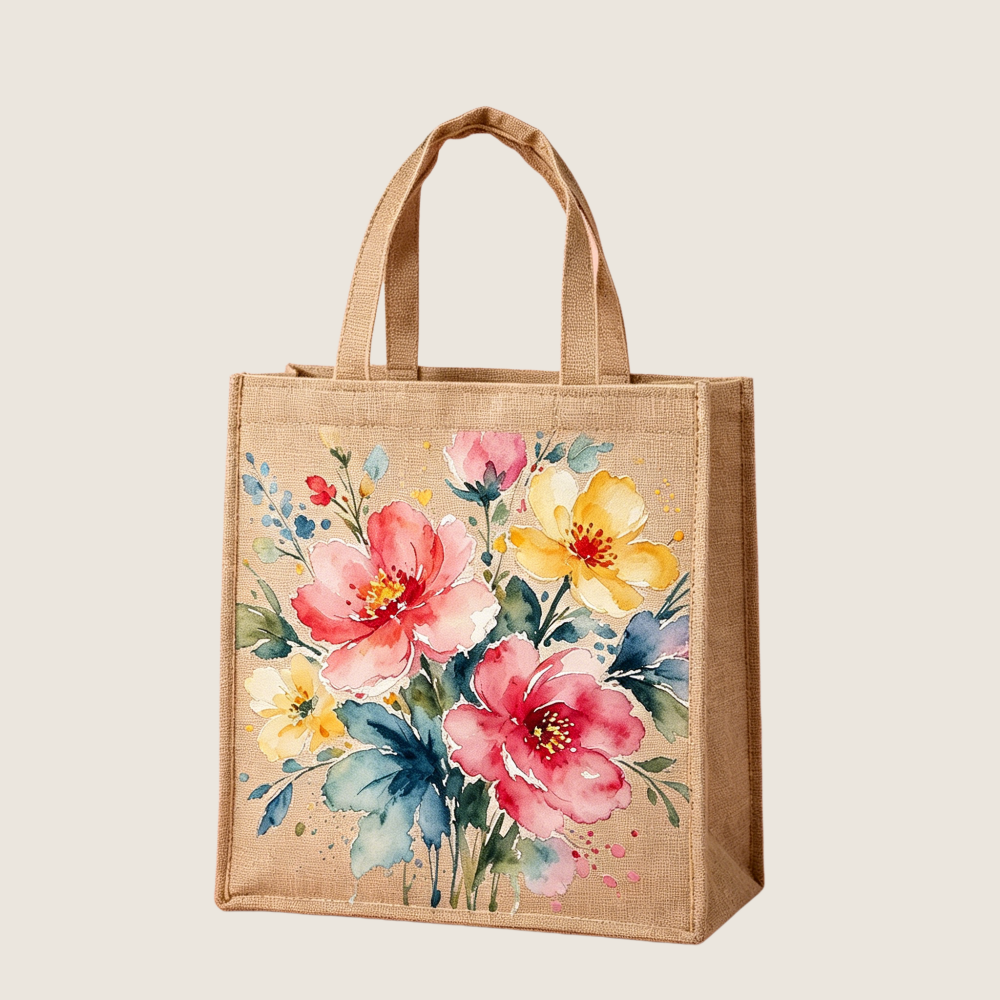 custom packaging bags - jute burlap bag eco friendly
