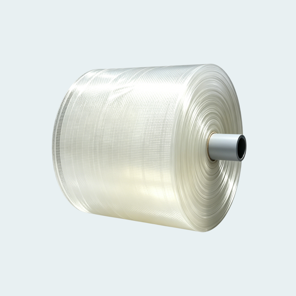 Transparent PP woven fabric roll