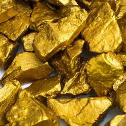 Gold ore in woven bags
