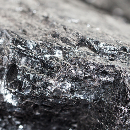 Iron ore in woven bags