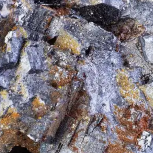 Lead ore in woven sacks